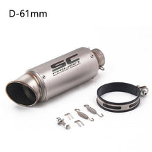 Load image into Gallery viewer, Universal Motorcycle Exhaust Pipe For SC Racing Project Escape Moto Muffler For Dirt Pit Bike Cafe racer KTM выхлопные системы