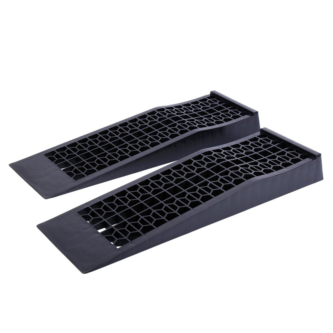 Samger 5000KG Capacity Heavy Duty Car Ramps 70cm Plastic Portable Loading Access Ramps Lift Repair Maintenance Jack Lift Tools