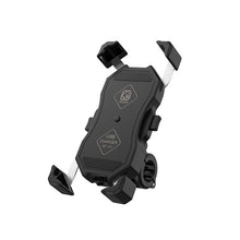 Load image into Gallery viewer, 3.5-6.5 inch Phone Holder Motorcycle QC3.0 Wireless Charger Handlebar Bicycle Bracket Quick Charge USB Charger GPS Mount Bracket
