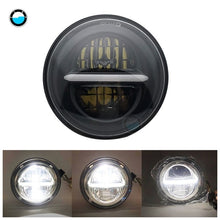 Load image into Gallery viewer, 5.75 inch Led headlight halo Ring white DRL Angel eye For Dyna Sportster Softail 5 3/4&quot;Headlamp.
