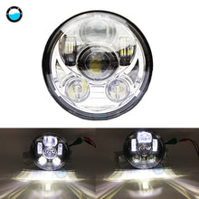 Load image into Gallery viewer, 5.75 inch Led headlight halo Ring white DRL Angel eye For Dyna Sportster Softail 5 3/4&quot;Headlamp.
