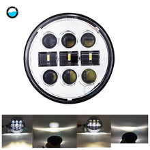 Load image into Gallery viewer, 5.75 inch Led headlight halo Ring white DRL Angel eye For Dyna Sportster Softail 5 3/4&quot;Headlamp.
