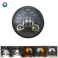 Load image into Gallery viewer, 5.75 inch Led headlight halo Ring white DRL Angel eye For Dyna Sportster Softail 5 3/4&quot;Headlamp.
