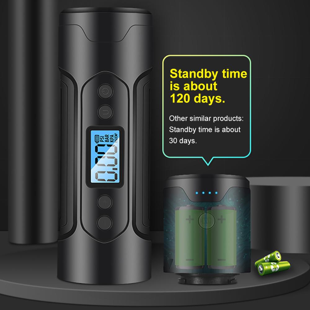 Portable Compressor 12V 150PSI Air Pump Tire Inflator Cordless  Rechargeable Digital Car Tyre Pump for Car Bicycle Tires Balls