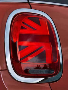 1Pair LED Tail Lamp Taillights Red Gray Black For BMW MINI R55 R56 R57 R60 R61 F55 F56 F57 Union Jack style rear lights