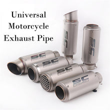 Load image into Gallery viewer, Universal Motorcycle Exhaust Pipe For SC Racing Project Escape Moto Muffler For Dirt Pit Bike Cafe racer KTM выхлопные системы
