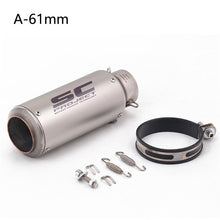 Load image into Gallery viewer, Universal Motorcycle Exhaust Pipe For SC Racing Project Escape Moto Muffler For Dirt Pit Bike Cafe racer KTM выхлопные системы
