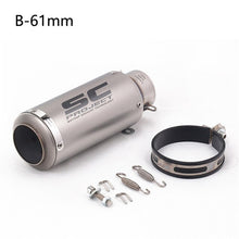 Load image into Gallery viewer, Universal Motorcycle Exhaust Pipe For SC Racing Project Escape Moto Muffler For Dirt Pit Bike Cafe racer KTM выхлопные системы
