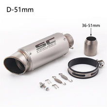 Load image into Gallery viewer, Universal Motorcycle Exhaust Pipe For SC Racing Project Escape Moto Muffler For Dirt Pit Bike Cafe racer KTM выхлопные системы
